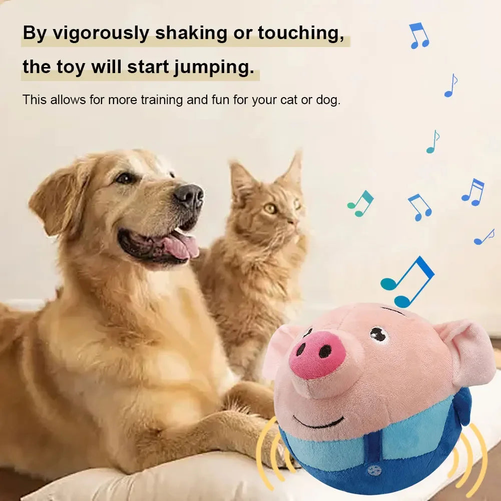 Balle Électronique Interactive pour Chiens & Chats – Rebonds et Vibrations