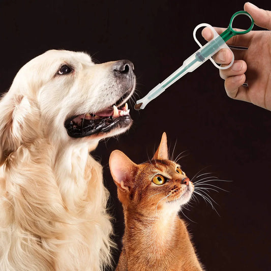 Distributeur de Pilules pour Chiens et Chats – Bâton d’Alimentation à Pression