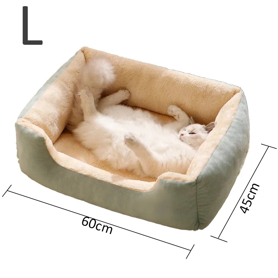 Lit Douillet en Peluche pour Chats