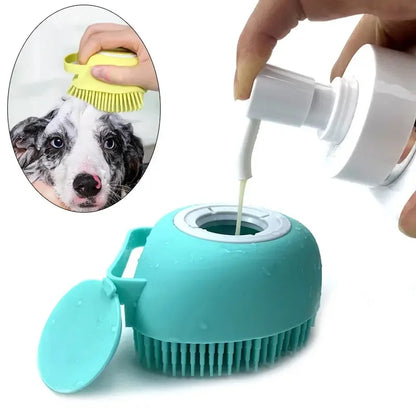 Brosse de Bain et Massage en Silicone – Chiens & Chats