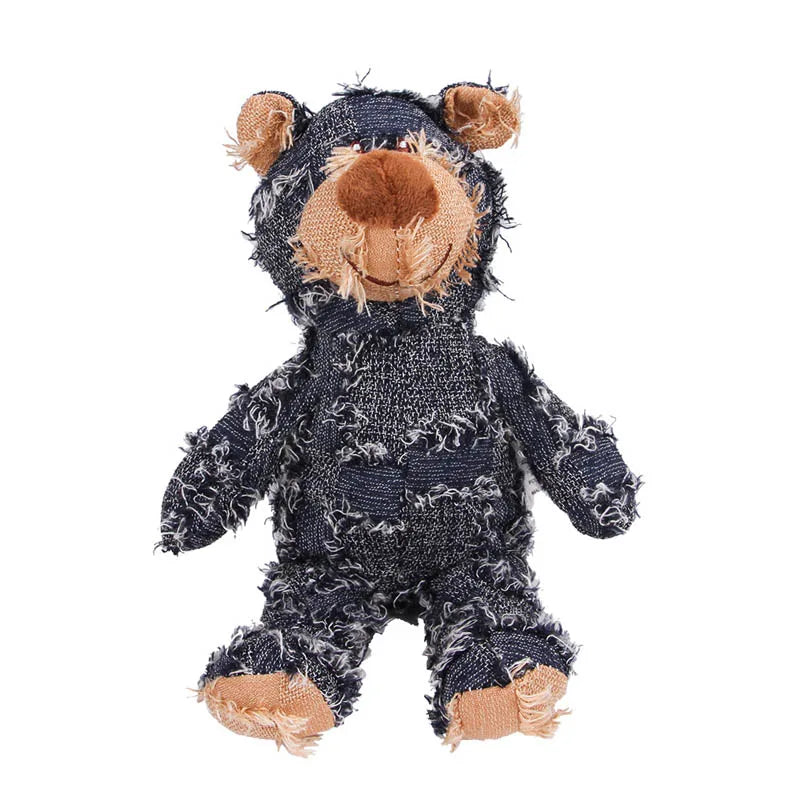 Jouet en Peluche Ours pour Chiens – Jouet Interactif et Mâchouillage