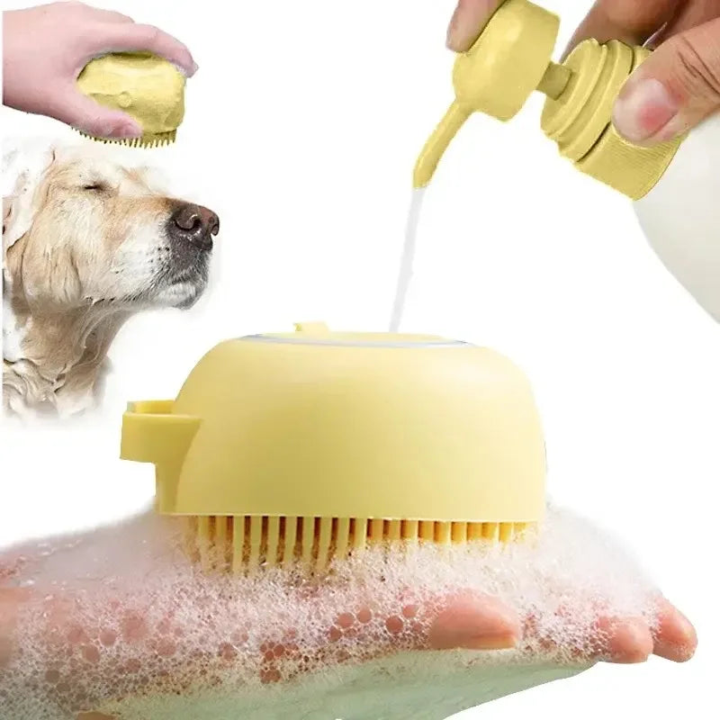Brosse de Bain et Massage en Silicone – Chiens & Chats
