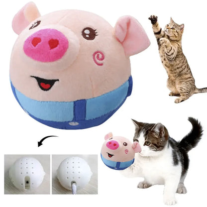 Balle Électronique Interactive pour Chiens & Chats – Rebonds et Vibrations