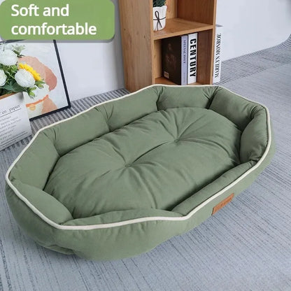Lit Douillet en Peluche Lavable pour Chiens & Chats